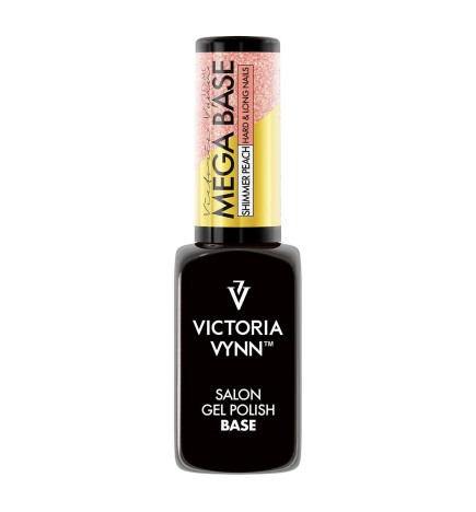 Victoria Vynn Baza Gel Polish Mega Base Shimmer Peach 8ml