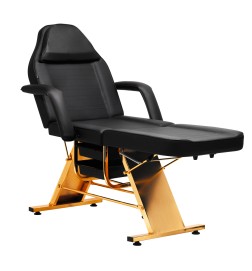 Fotel Kosmetyczny SILLON 202 gold pro czarny