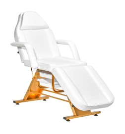 Fotel Kosmetyczny SILLON 202 gold pro biały