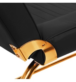 Fotel Kosmetyczny SILLON 211 gold pro czarny