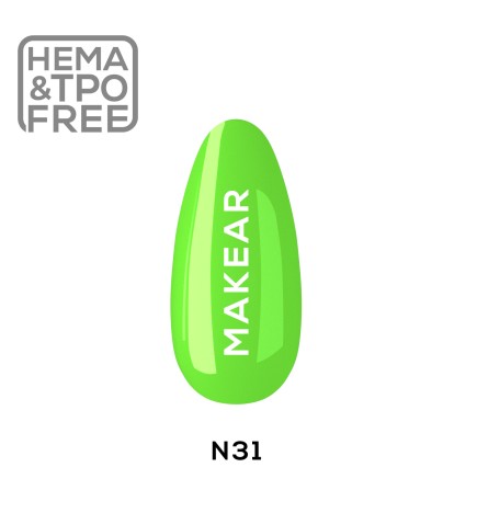 Makear Lakier Hybrydowy N31 Neon 8Ml