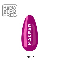 Makear Lakier Hybrydowy N32 Neon 8Ml