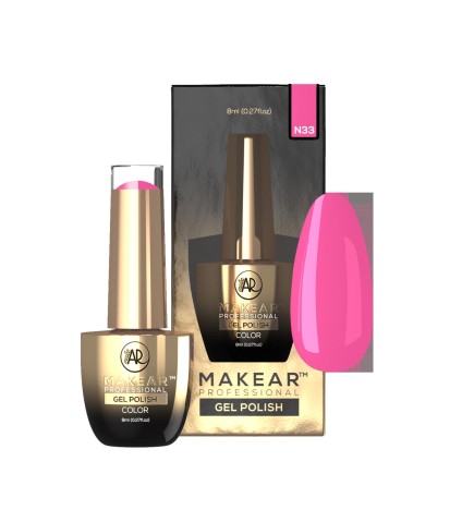 Makear Lakier Hybrydowy N33 Neon 8Ml