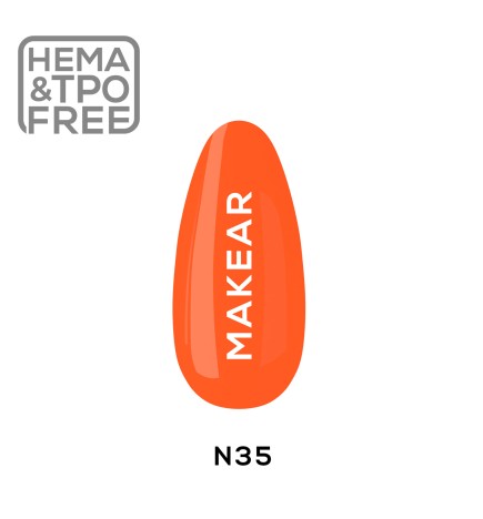 Makear Lakier Hybrydowy N35 Neon 8Ml