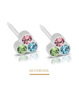 Blomdahl -Kolczyk Clover Light Fantasy 6 mm SFJ Para