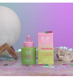 Fluff Serum Oczyszczające Z Glinką Zieloną I Kwasem Glikolowym 30ml