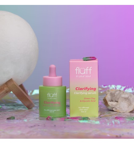 Fluff Serum Oczyszczające Z Glinką Zieloną I Kwasem Glikolowym 30ml