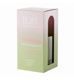 Fluff Serum Oczyszczające Z Glinką Zieloną I Kwasem Glikolowym 30ml