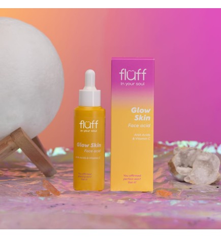 Fluff Peeling Do Twarzy Rozświetlający - Witamina C I Kwasy AHA 40ml