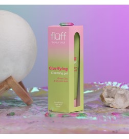 Fluff Żel Do Mycia Twarzy Z Glinką Zieloną I Kwasem Glikolowym 100ml