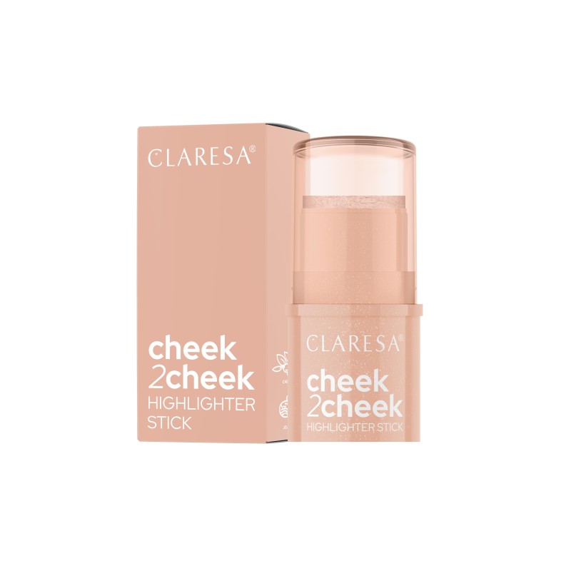 Claresa Cheek 2 Cheek Kremowy Rozświetlacz W Sztyfcie 01 Pearl Shine 5,5g