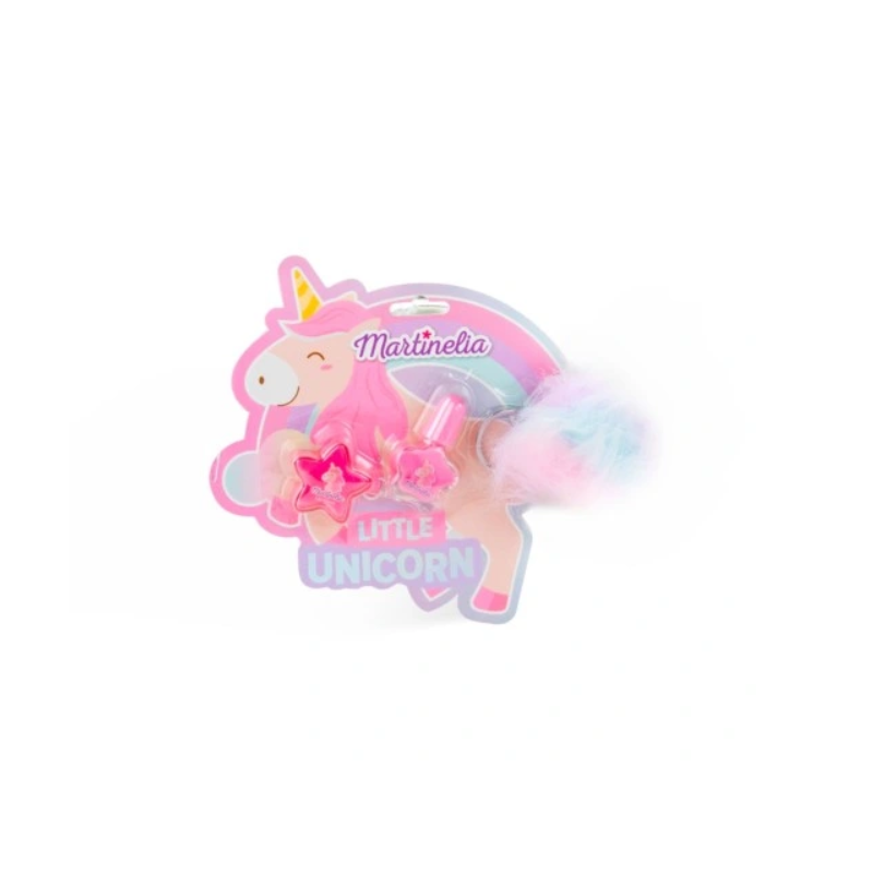 Martinelia Little Unicorn Key Chain Set Zestaw Lakier Do Paznokci + Błyszczyk + Breloczek