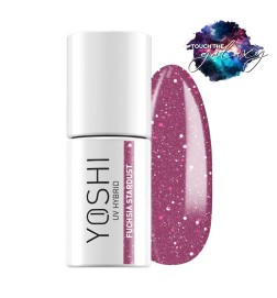 Lakier Hybrydowy Yoshi 524 Fuchsia Stardust 6ml