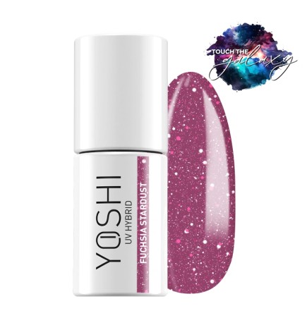 Lakier Hybrydowy Yoshi 524 Fuchsia Stardust 6ml