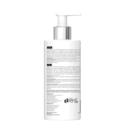 Apis Rosacea-Stop Kojąco-Łagodzący Żel Do Mycia Twarzy/ 300ml