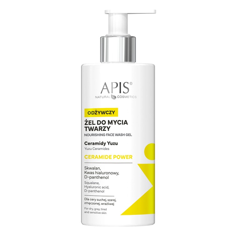 Apis Ceramide Power Odżywczy Żel Do Mycia Twarzy/ 300ml