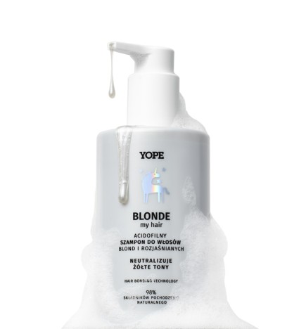 Yope Blonde Acidofilny Szampon Do Włosów Blond I Rozjaśnianych Blonde My Hair 300Ml