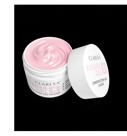 Claresa - Żel budujący Rubber Gel 8 45g