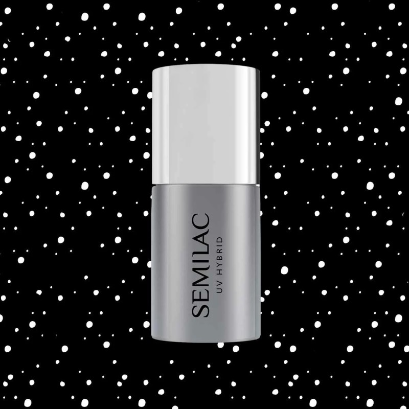 Semilac Top No Wipe White Sprinkles 7ml