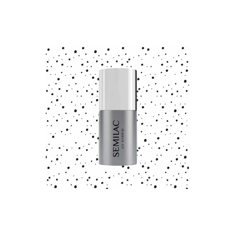 Semilac Top No Wipe Black Sprinkles 7ml