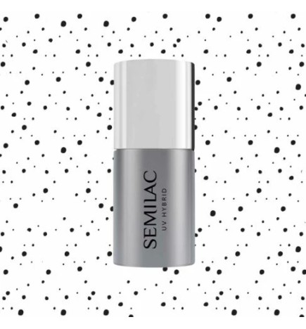 Semilac Top No Wipe Black Sprinkles 7ml