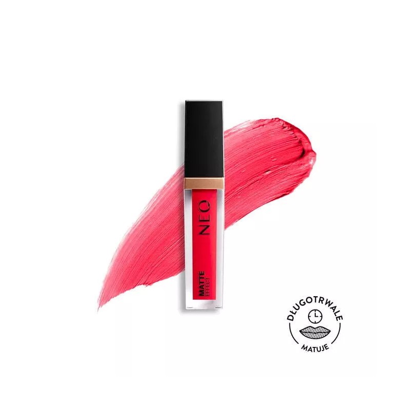 NeoMakeUp Pomadka Matowa W Płynie Matte Effect Lipstick 16 Tulip