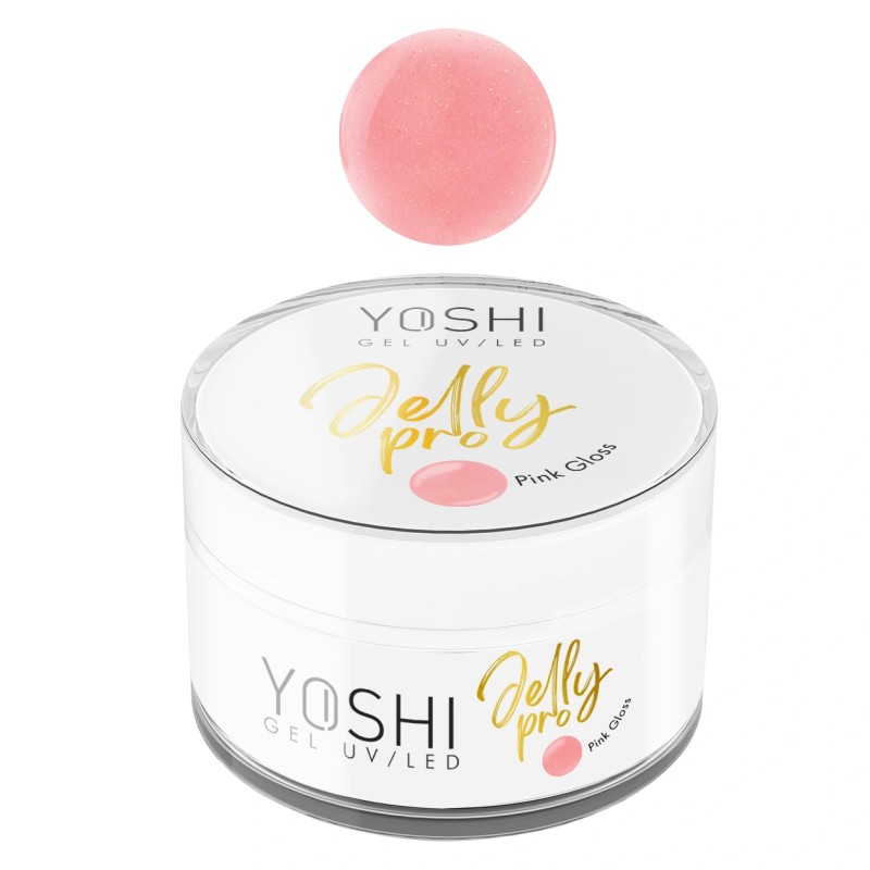 Yoshi - Żel Budujący UV/LED Jelly Pro Pink Gloss 15ml