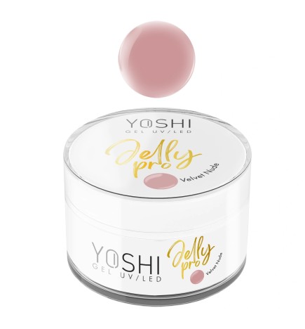 Yoshi - Żel Budujący UV/LED Jelly Pro Velvet Nude 15ml