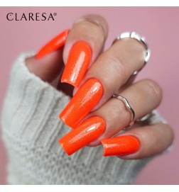 Claresa Lakier Hybrydowy Funky Disco Orange Pop