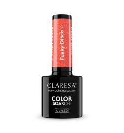 Claresa Lakier Hybrydowy Funky Disco Orange Pop