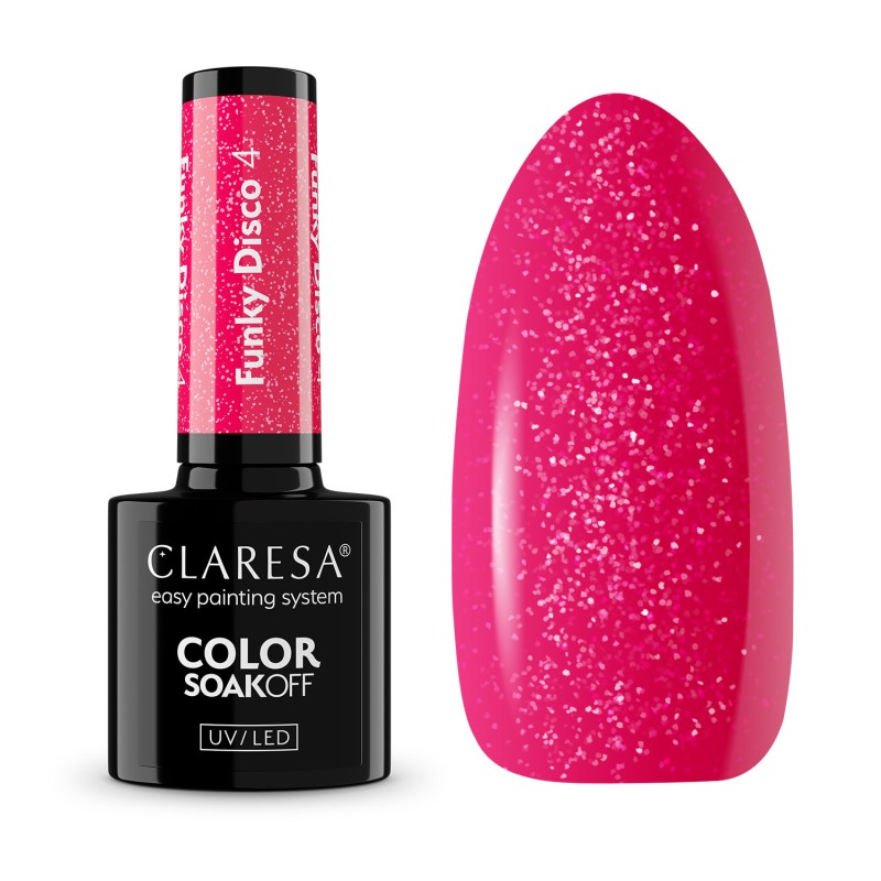 Claresa Lakier Hybrydowy Funky Disco Pink Fever