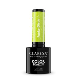 Claresa Lakier Hybrydowy Funky Disco 7- Lime Light 5g