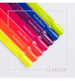 Claresa Lakier Hybrydowy Funky Disco 7- Lime Light 5g