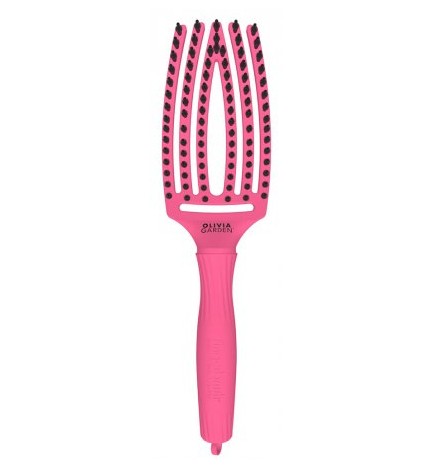 Olivia Garden Fingerbrush Amour Szczotka z Włosiem Dzika Średnia Hot Pink