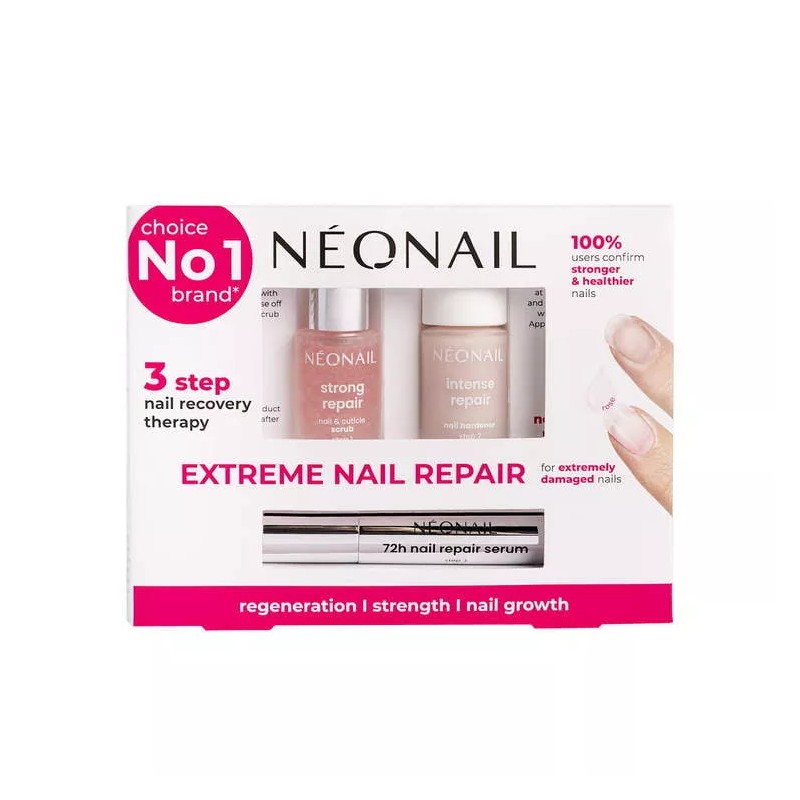 NeoNail Zestaw Na Zniszczone I Cienkie Paznokcie Regeneration Nail Care Set