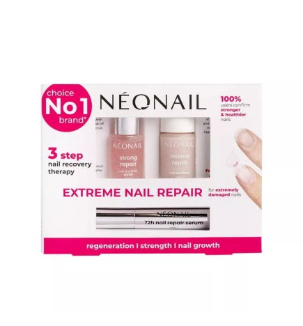 NeoNail Zestaw Na Zniszczone I Cienkie Paznokcie Regeneration Nail Care Set