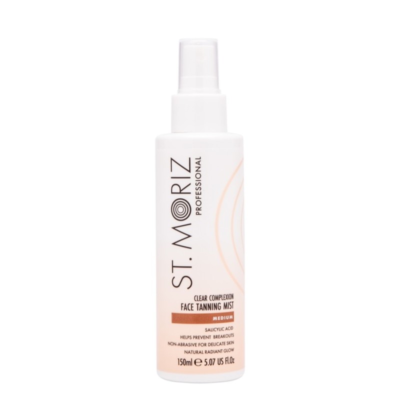 St.Moriz Professional Clear Complexion Face Tanning Mist Samoopalająca Mgiełka Do Twarzy Medium 150ml