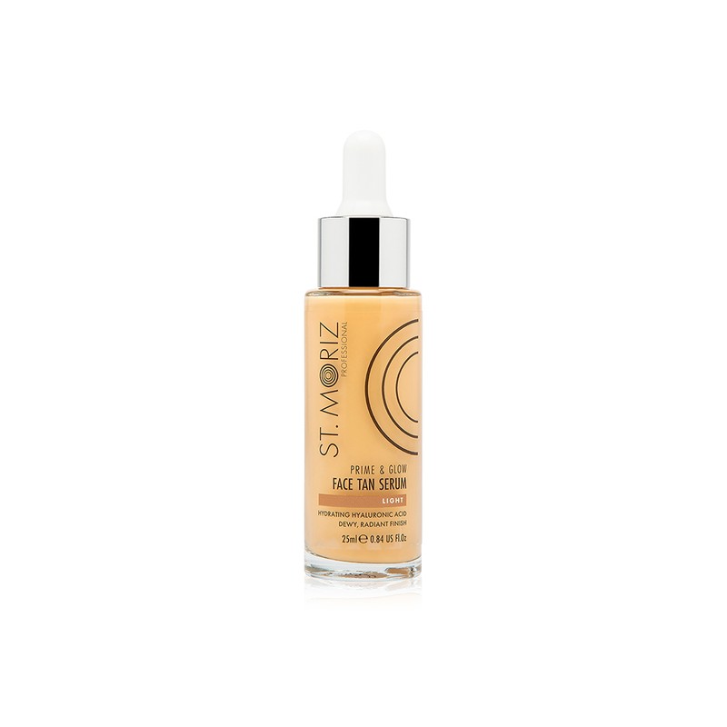 St. Moriz Professional Prime & Glow Face Tan Serum Light Samoopalające Serum Do Twarzy Z Efektem Połysku, 25ml