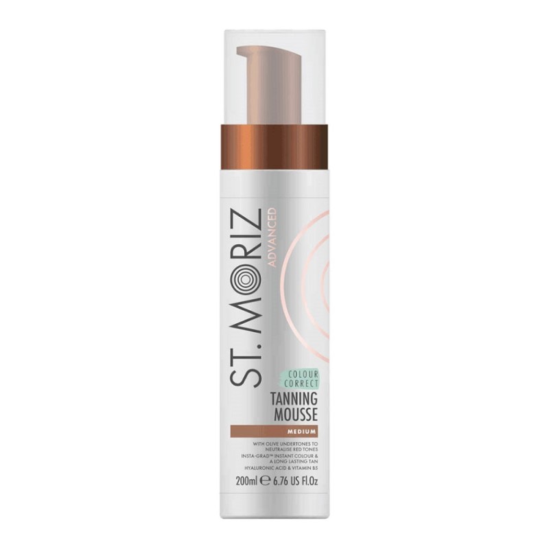 St.Moriz Zaawansowany Mus Do Opalania Z Rezultatem Korekty Koloru Medium 200 Ml