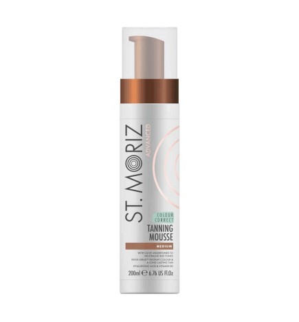 St.Moriz Zaawansowany Mus Do Opalania Z Rezultatem Korekty Koloru Medium 200 Ml