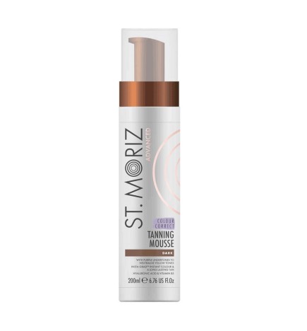 St.Moriz Zaawansowany Mus Do Opalania Z Rezultatem Korekty Koloru Dark 200 Ml