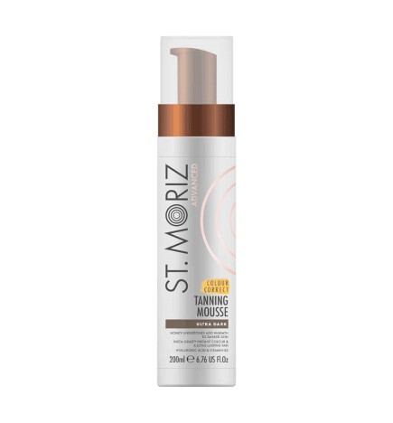 St.Moriz Zaawansowany Mus Do Opalania Z Rezultatem Korekty Koloru Ultra Dark 200 Ml