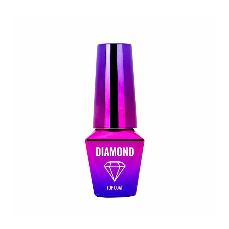 MollyLac Diamond Top Coat - Top do Lakierów Klasycznych 10ml