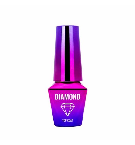 MollyLac Diamond Top Coat - Top do Lakierów Klasycznych 10ml