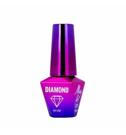 MollyLac Diamond Top Coat - Top do Lakierów Klasycznych 10ml