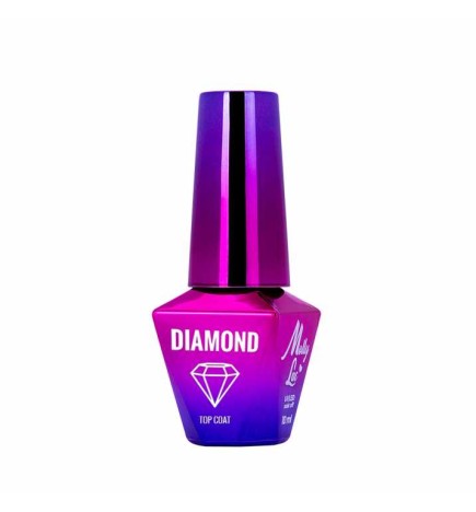 MollyLac Diamond Top Coat - Top do Lakierów Klasycznych 10ml