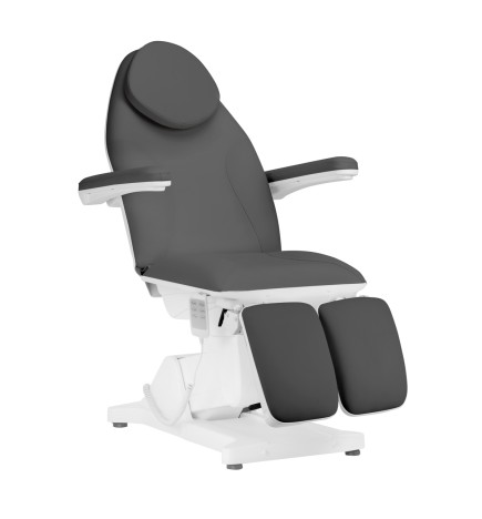 Fotel kosmetyczny elektryczny Sillon Basic pedi 3 siln. szary