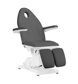 Fotel kosmetyczny elektryczny Sillon Basic pedi 3 siln. szary