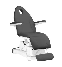 Fotel kosmetyczny elektryczny Sillon Basic pedi 3 siln. obrotowy szary