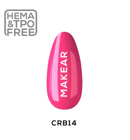 Makear Baza Juicy Rubber Base CRB14 Pop Pink 8Ml